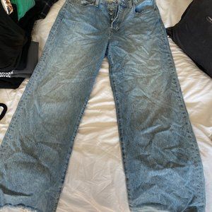 Denim Forum Blue Wide leg Jeans